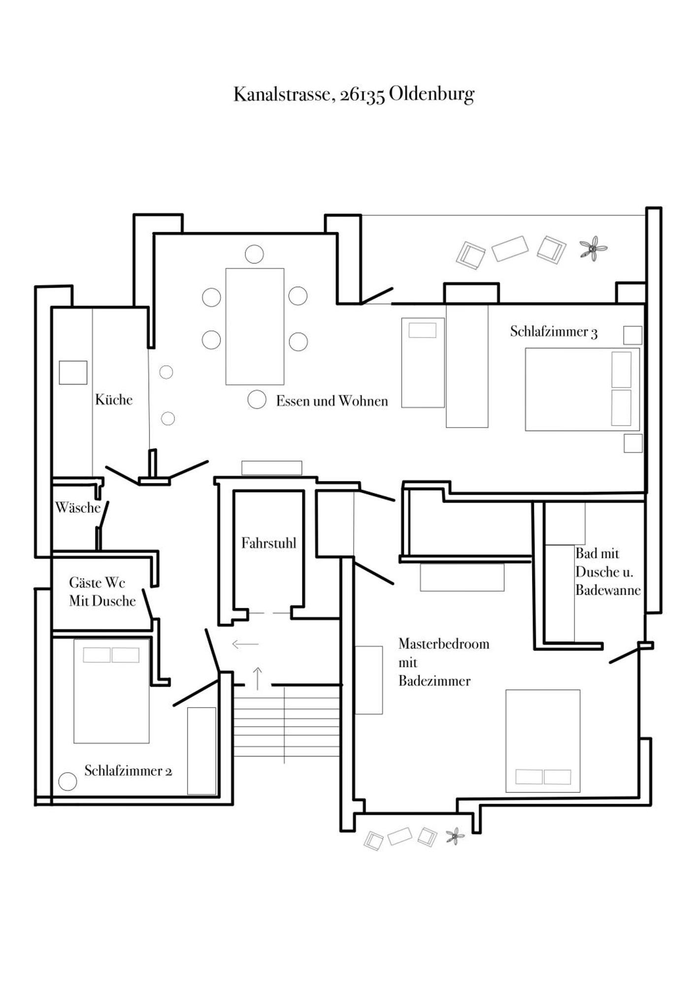Prinz Ernst August - Zimmerprinzen - Zentral Apartment